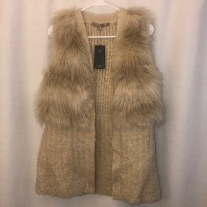 Guess Mixed Faux Fur Vest